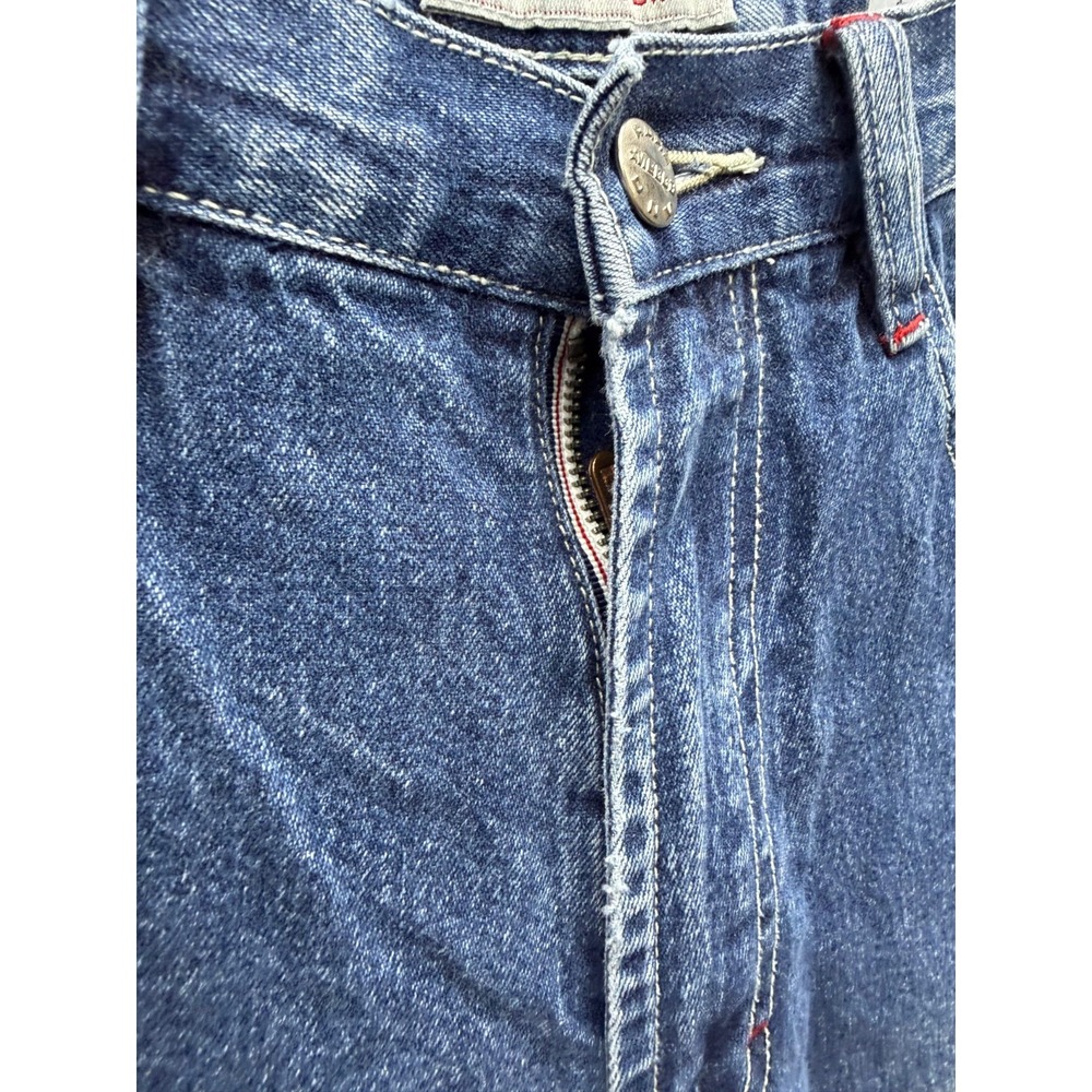 Vintage Y2k Mecca Relaxed Fit Straight Denim Jeans Blue Medium Wash Mens Size 34 - Picture 6 of 16